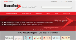 Desktop Screenshot of diversitech.com